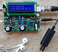 QCX (QRP Labs CW Transceiver) front.